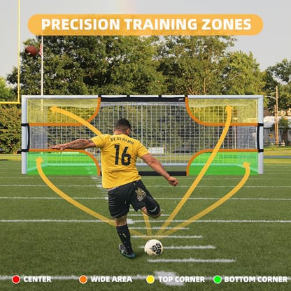 MR Soccer Goal Target Sheet, Field Net, Professional Shooting Practice Aid
