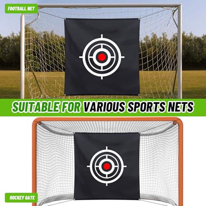 Halloscume Golf Target Cloth for Net Replacement Golf Hitting Net Target with 4 Straps for Practice Training Aids Indoor Outdoor Use - size: 5 x 5 ft