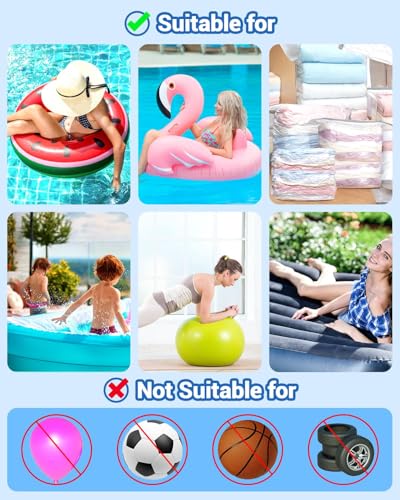 Dr.meter Air Pump for Inflatables, Rechargeable 4000mAh Battery Air Mattress Pump - Portable Quick-Fill Inflator Deflator for Outdoor Camping Inflatable Pool Float Boat Raft Yoga Ball Swim Ring Airbed - style: HT-420
