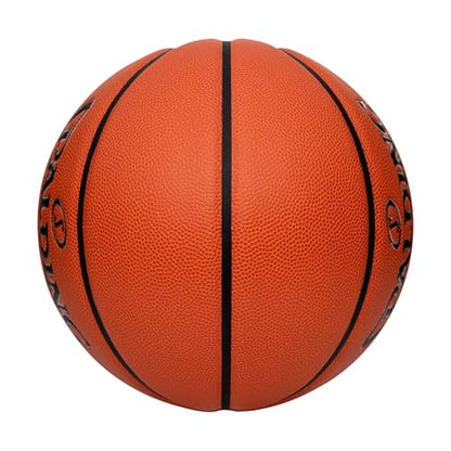 Spalding Precision TF-1000 Indoor Game Basketballs, Dry Grip Microfiber Composite Cushioned Cover, High School Approved