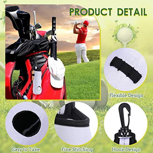 WILLBOND 24 Pcs Golf Ball Carry Bag Tee Holder for Neoprene Pouch Portable with Hook Accessories for Men Women - style: Classic