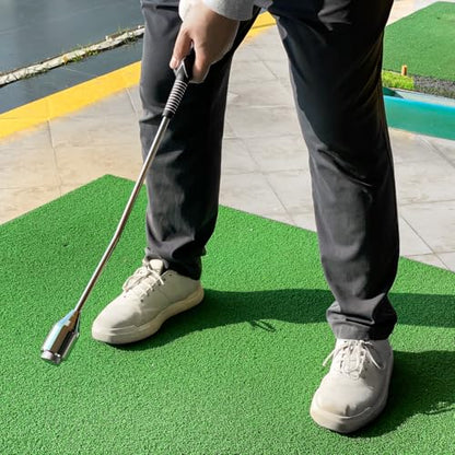 Golf Swing Trainer Aid, Golf Grip Trainer for Warm-up, Swing Tempo Training - Weighted Golf Club for Indoor Practice, Right-Handed Chipping Hitting Golf Accessories - style: Left-Handed