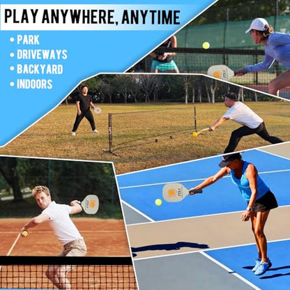 FDLS 5FT/10FT Portable Small Pickleball Net for Driveway Backyard,with Carry Bag for Indoor Outdoor, for All Levels, Easy Set up - style: 10FT Black
