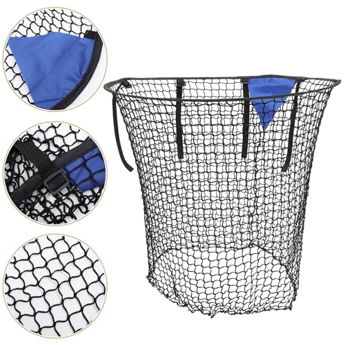 Amosfun Soccer Training Net with Target for Accuracy Practice, Black Football Goal Net for Youth and Adult Shooting Drills, Portable Practice Equipment for Indoor and Outdoor Football