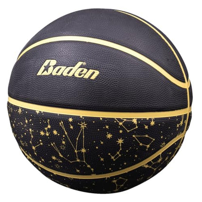 Baden | Legend Court Canvas | Creative Design Outdoor Rubber Game Basketball | Youth & Adult Size 5,6,7 - color: Shining Star, size: Size 7 (29.5")