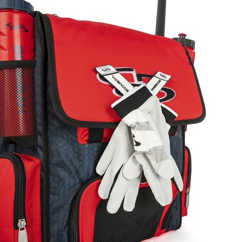 Boombah Mini Superpack Baseball Bat Bag – Youth Softball Gear Backpack – Ice Cream Multi Color – 8"x12.5"x18" (Monster Cookie) - color: Monster Cookie