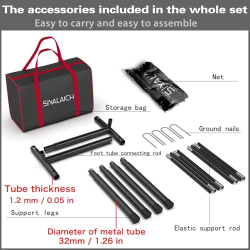 Ultimate Portable Pitching Target Net for Baseball, Softball & Football | Pro-Tested Practice System with Numbered Strike Zone | Includes Carry Bag & Enables Quick Assembly - color: Black/Red