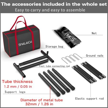 Ultimate Portable Pitching Target Net for Baseball, Softball & Football | Pro-Tested Practice System with Numbered Strike Zone | Includes Carry Bag & Enables Quick Assembly - color: Black/Red