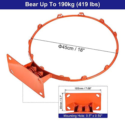 PATIKIL Basketball Rim Replacement with Strong Spring - color: Orange