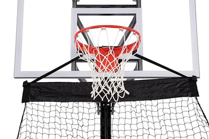 Goalrilla Basketball Hoop Return System Great for Solo Play or Free-Throw Practice and Compatible with Most In Ground Hoops , Black