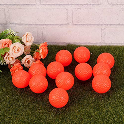 12pcs Indoor Golf Practice Balls Soft PU Material Realistic Feel for Training Suitable for Backyard and Indoor Use Exercise Training Aids