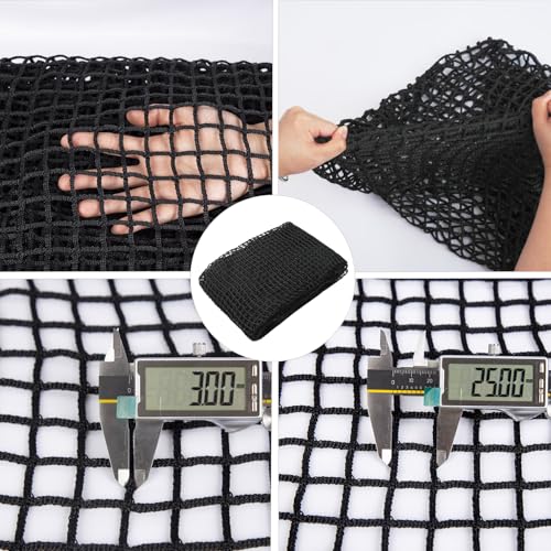 Golf Hitting Practice Net – Heavy Duty Golf Net for Backyard Driving Real Golf Balls, Multi-Sport Barrier Net for Baseball, Hockey, Soccer – with Bungee Cords & Zip Ties - size: 10Ft×20Ft