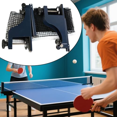 Table Tennis Net Replacement,Weather Resistant Heavy Duty - Quick Setup Indoor Table Tennis Net | for Home Outdoor Game Room Backyard Basement Sports Training
