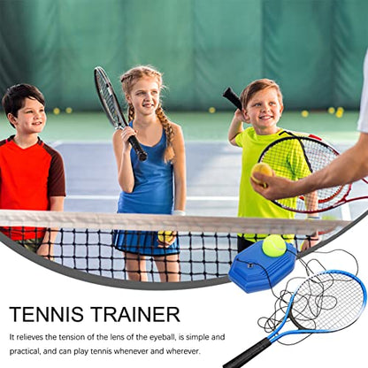 Toddmomy Tennis Practice Device 1 Set Tennis Trainer Rebound Ball with String Ball Solo Tennis Training for Self-Pracitce Tennis Training Equipment Tool Tennis Rebounder
