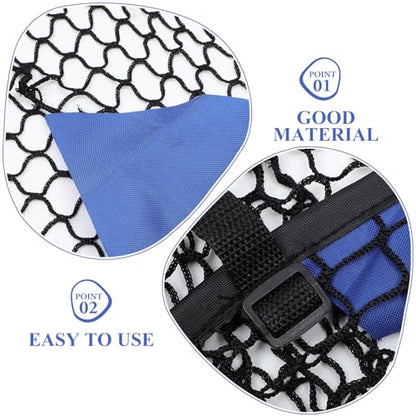 Amosfun Soccer Training Net with Target for Accuracy Practice, Black Football Goal Net for Youth and Adult Shooting Drills, Portable Practice Equipment for Indoor and Outdoor Football