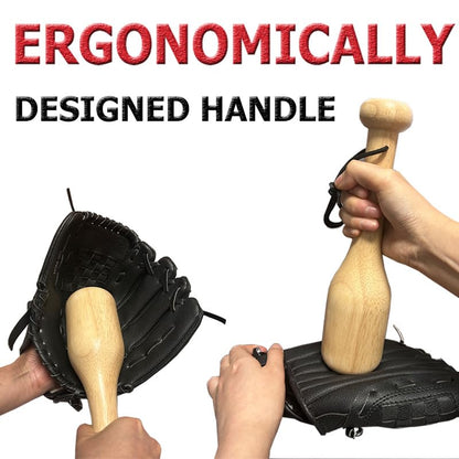 Baseball Glove Mallet,One Piece Solid Construction Softball Hammer for Glove Break-in and Shaping