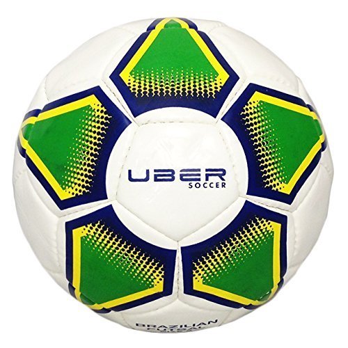 Rugged Soccer Futsal Ball – Indoor/Outdoor Low Bounce Soccer Ball for Practice and Matches (Brazillian Glossy, Size 3)
