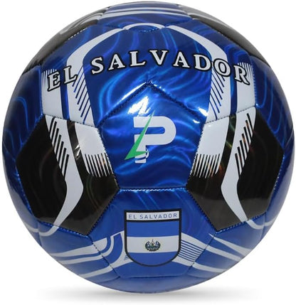 Country Training Soccer Ball: World Edition - size: 2, style: EL SALVADOR