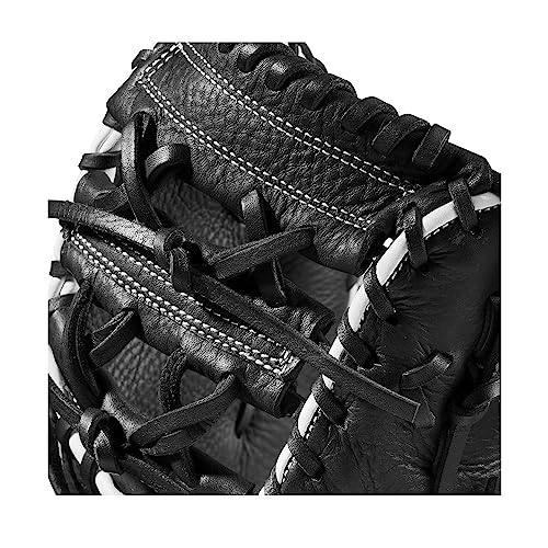 Wilson Trainer Baseball Gloves - Black/Red - style: First Base