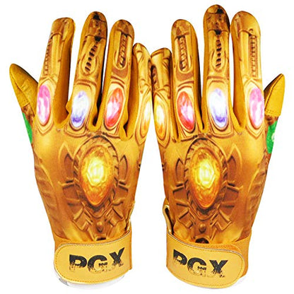 PGX Power Stones Baseball Batting Gloves - Flexible Additional Design - Professional Batting Ideal Glove - Excellent Grip - Professional Batting Ideal Glove Lightweight - size: Youth Medium