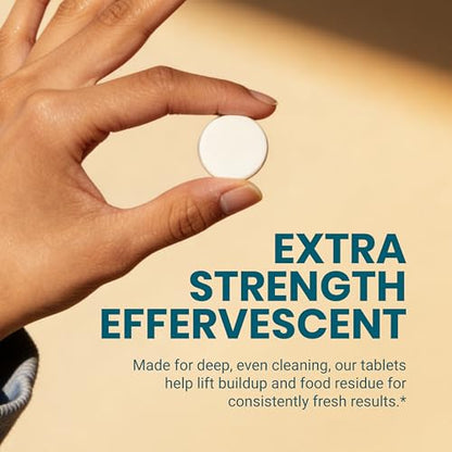 Coffee and Tea Retainer Cleaner Tablets, Removes Odors, Stains, and Plaque, 4-Month Supply, Denture Cleanser for Caffeine Enthusiasts, 120 Tablets by M3 - size: 120 Count (Pack of 1)