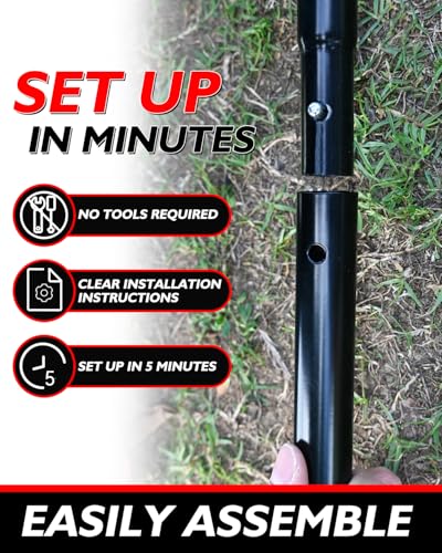 7x4FT Volleyball Rebounder Net Set with Training Accessories, Portable Bounce Back with 5 Adjustable Angles for Practice Volleying, Bumping, Spiking - Easy Set Up with Volleyball and Travel Bag - color: Black