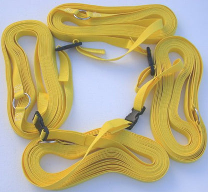 Home Court 1-inch Adjustable 8-Meter Grass Setup Boundary - M817AG - color: Yellow
