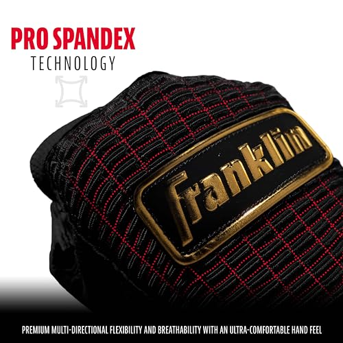 Franklin Sports MLB Baseball Batting Gloves - Pro Classic Batting Gloves for Baseball + Softball - Adult Men's + Youth Batting Glove Pairs