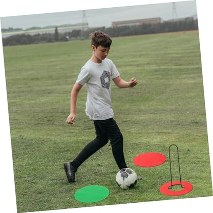 ABOOFAN Soccer Cone Marker Tray Holder Portable Storage Stand for Agility Training Lightweight Design for Easy Carrying for Football Fields and Sports Parks