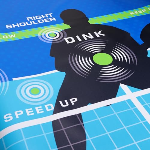 Spalding - Dink Pad Pickleball Training Aid, Portable Pickleball Practice Target Board, Improves Dinks, Accuracy, Control & Shot Placement, Indoor & Outdoor Pickleball Trainer Set
