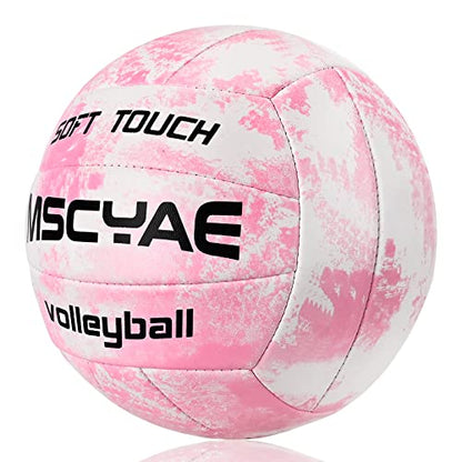 Volleyball Official Size 5,Soft Touch Volleyballs for Kids Youth Adults, Indoor Outdoor Volleyball for Beginners Backyard Park Beach Play Ball Games(Best Gift)