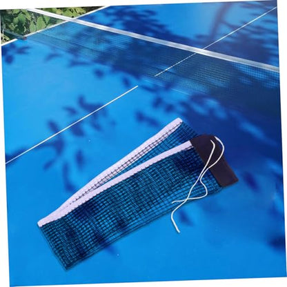 Portable Table Tennis Net Lightweight Foldable Cotton-Polyester Mesh for Use Secure Tight Design Fits Standard Tables Easy Setup