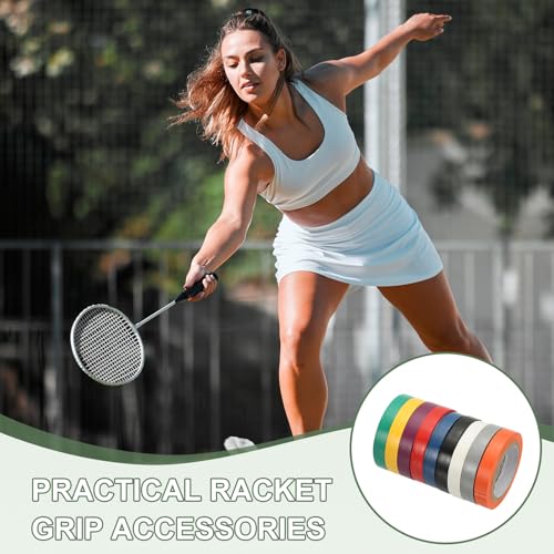 Grip Fishing Tape, PVC Racquet Finishing Tapes Racket Accessories Sticky Seal - Fitting for (Tennis, Badminton)