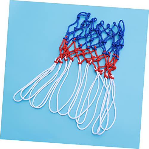 KOMBIUDA 2pcs Standard Braided Basketball Net Bag Rebound Net for Sports Weatherproof and Strong