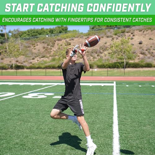 GoSports Perfect Catch Football Receiver Trainers - Teach Fundamentals and Proper Catching Technique
