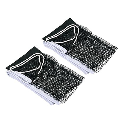 M METERXITY Table Tennis Net Replacement - Ping-Pong Net String Tension Equipment Polyester Cotton Apply to Standard Table - color: Green