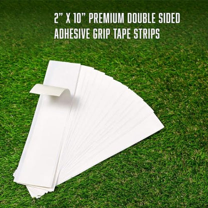 Wedge Guys Professional Golf Grip Tape 2" x 10" Solvent Activated Double Sided Adhesive Strips for Regripping Golf Clubs - color: 30 Strips