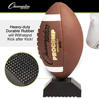 Champion Sports Football Kicking Tee – Heavy-Duty Kickoff Tee in Multiple Styles & Sizes - style: Extra-Point Kicking Tee (2 Inch)