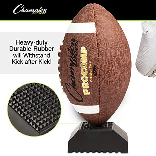 Champion Sports Football Kicking Tee – Heavy-Duty Kickoff Tee in Multiple Styles & Sizes
