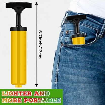 WILLBOND Ball Air Pump Bulk with Needle for Sports Balls Hand Pump Portable Kit Extension Hose for Balls Basketball Soccer Volleyball Back to School