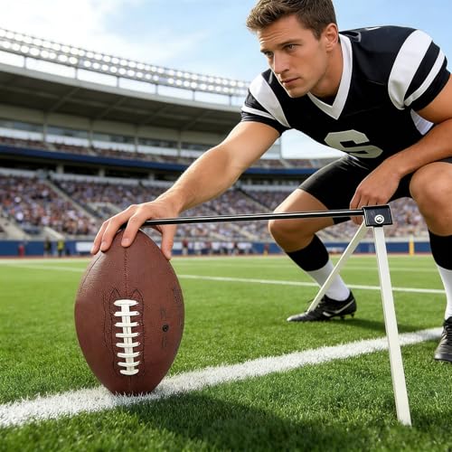 Football Kicking Stand for Different Ages with Sturdy Metal Frame and Enhanced Stability