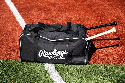 Rawlings | COVERT Duffle Equipment Bag | Baseball/Softball | Multiple Styles - color: Navy Blue