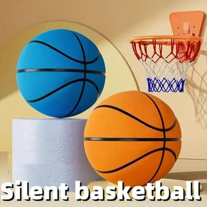 Silent Basketball Size 7/5/3, 2026 New Indoor Basketball Training Ball, Pro PU Foam Ball – Real Feel Higher Bounce Quieter - color: Green, size: #3