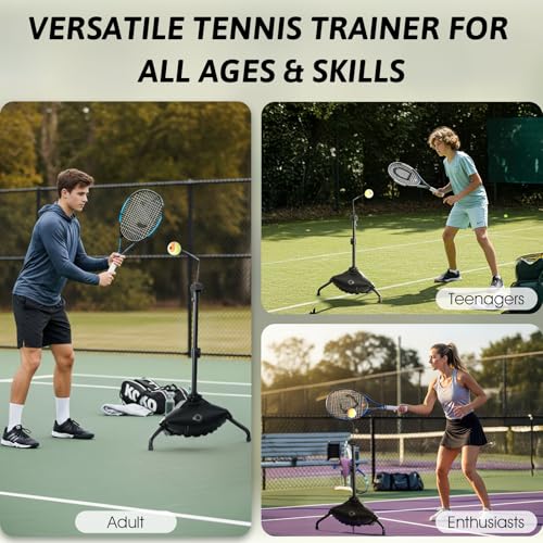 Tennis Training Aid,Tennis Practice Topspin Fast & Master Powerful Groundstrokes,Tennis Training Equipment for Beginners & Intermediate Players