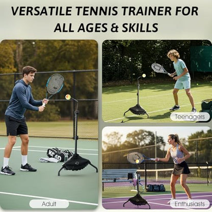Tennis Training Aid,Tennis Practice Topspin Fast & Master Powerful Groundstrokes,Tennis Training Equipment for Beginners & Intermediate Players
