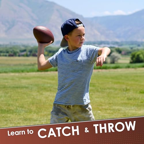Blu Jay LMC Products Brown Foam Football for Kids - 9 ½ inch Foam Football, Soft Kids Ball