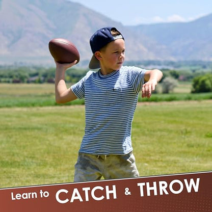 Blu Jay LMC Products Brown Foam Football for Kids - 9 ½ inch Foam Football, Soft Kids Ball