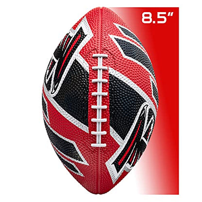 Franklin Sports NFL Team Footballs - Rubber Youth Mini Balls for All Teams - Kids 8.5" Football + Air Pump Sets - Official NFL Licensed - style: Atlanta Falcons