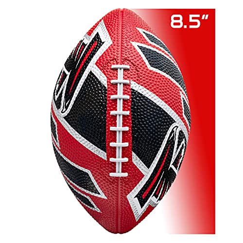 Franklin Sports NFL Team Footballs - Rubber Youth Mini Balls for All Teams - Kids 8.5" Football + Air Pump Sets - Official NFL Licensed - style: Atlanta Falcons