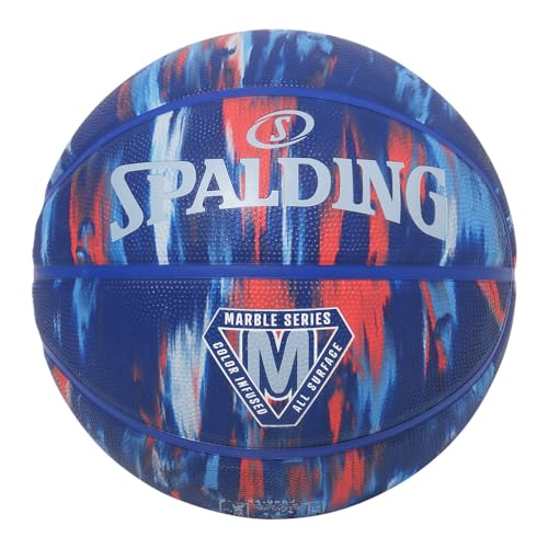 Spalding Basketball Basic No. 7 Rubber Marble - color: deep sea